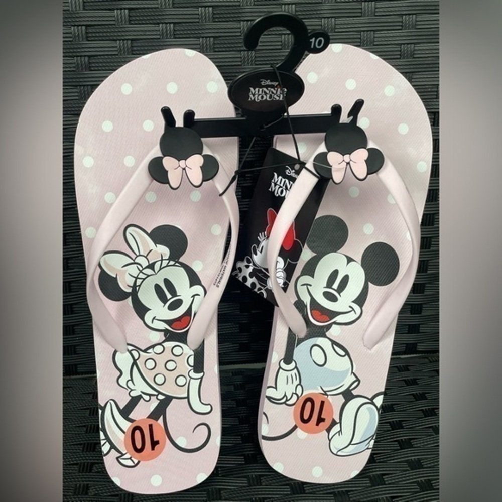 Disney Pink Minnie and Mickey Mouse Sandals